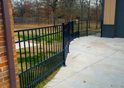 Pinstripe Lawn Care and Landscaping Metal Fence Installation