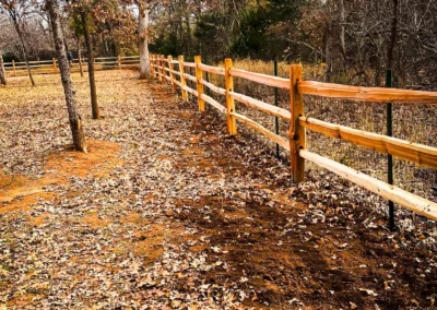 Pinstripe Lawn Care and Landscaping Residential Cedar Fence Installation